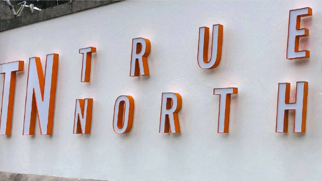 true north signage